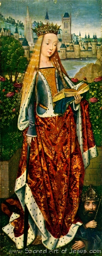 Saint Catherine, Flemish, 1490 O5HR188.jpg